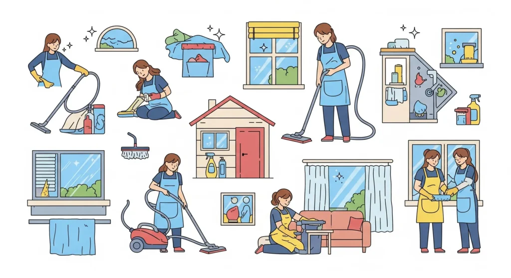 Types of house Cleaning Services
