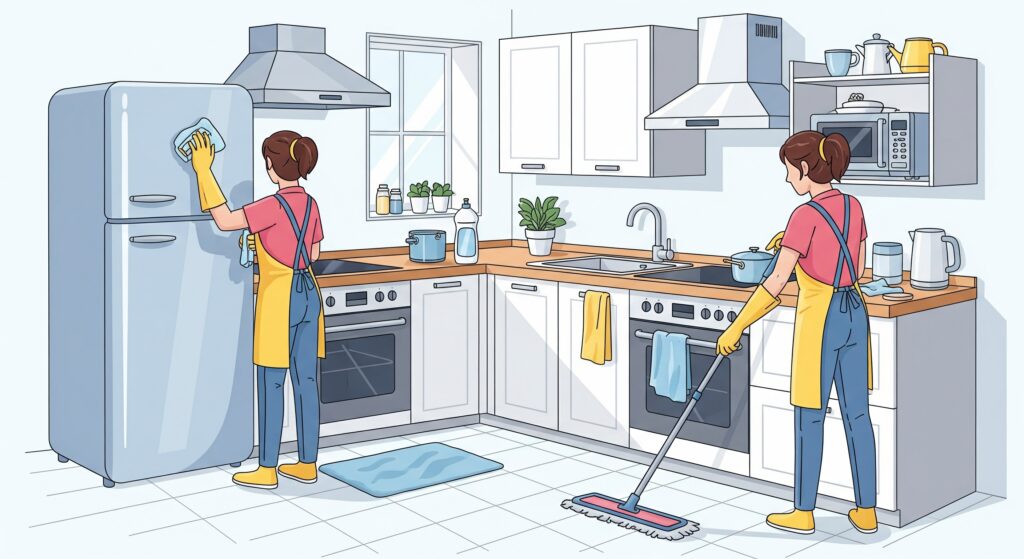 Kitchen cleaning services