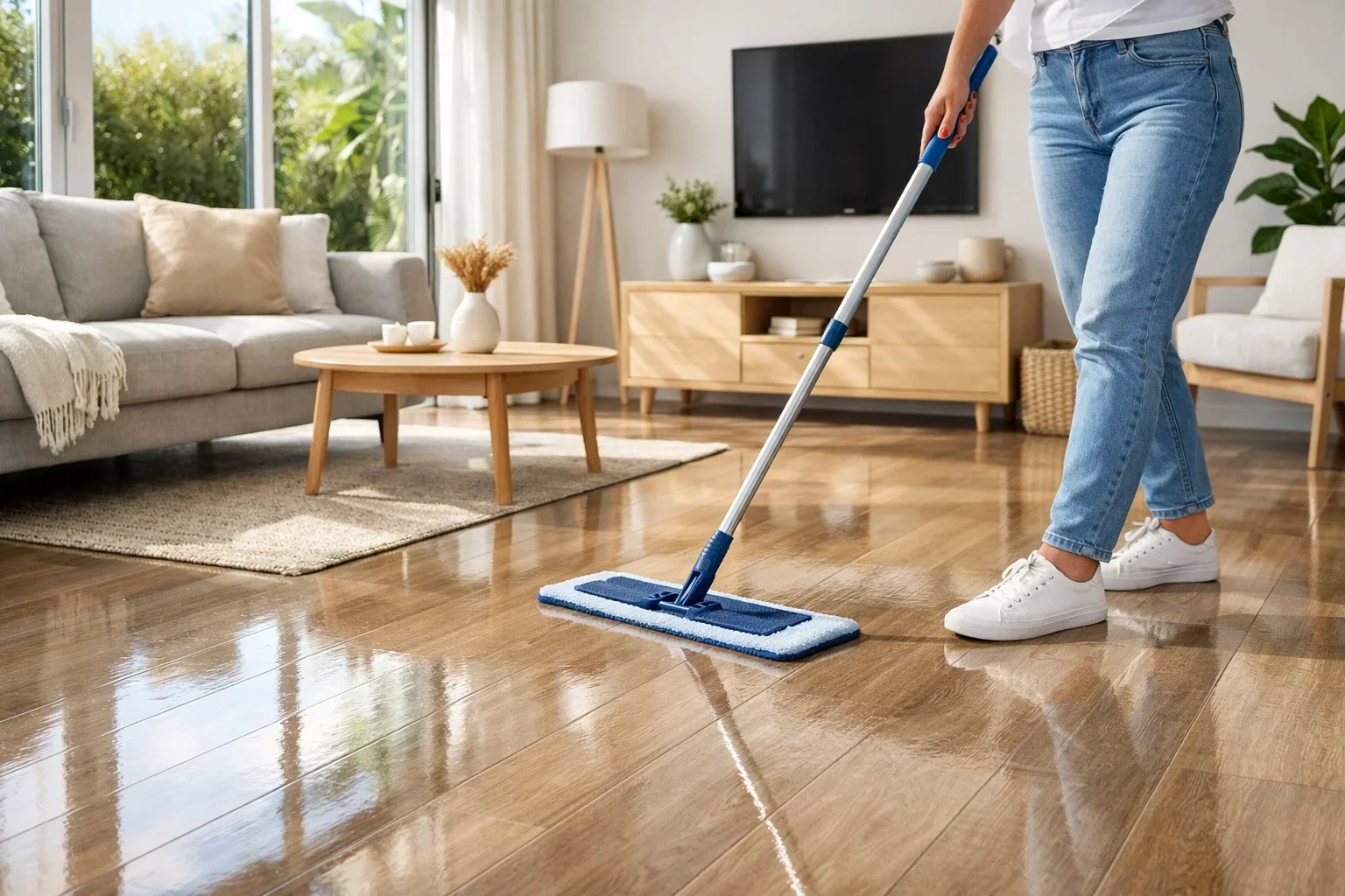How to Clean Hybrid Flooring the Right Way at Home