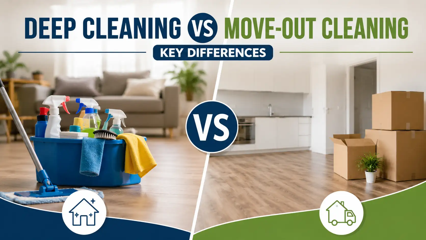 Deep Cleaning vs Move-Out Cleaning: Key Differences